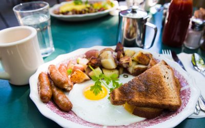 Envie de voyager, commencer vorte journée avec un petit déjeuner américain!