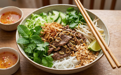 Bo bun traditionnel vietnamien : recette authentique étape par étape