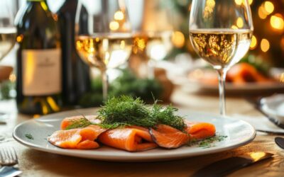 Quel vin blanc avec du saumon fumé ? Le guide complet des accords parfaits pour vos fêtes